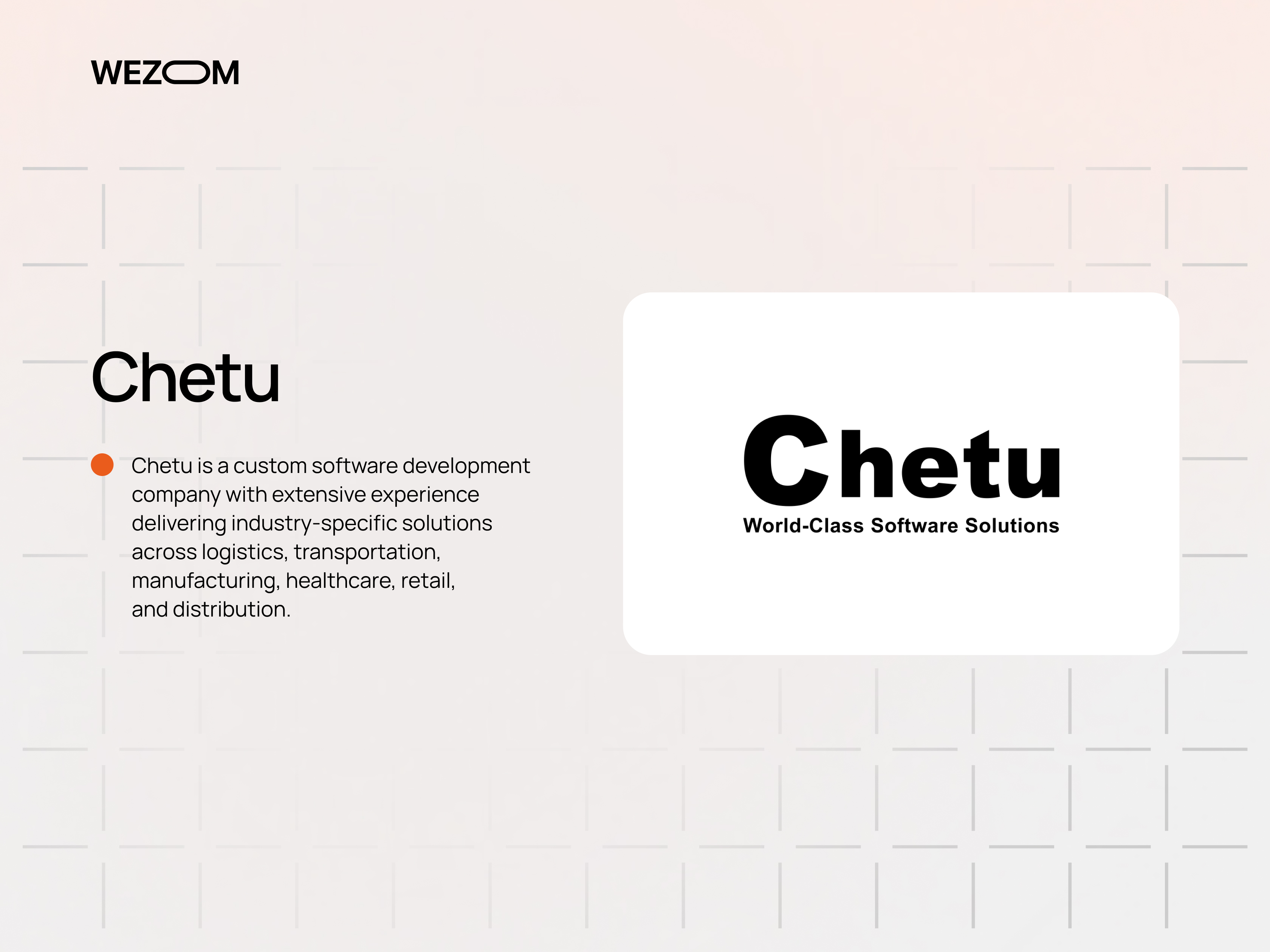 Chetu logistics software development company delivering custom transportation and distribution software solutions